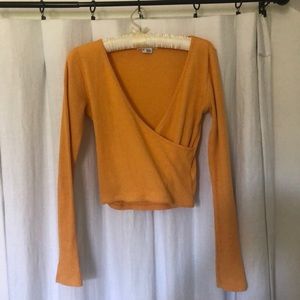 Urban outfitters cross crop top